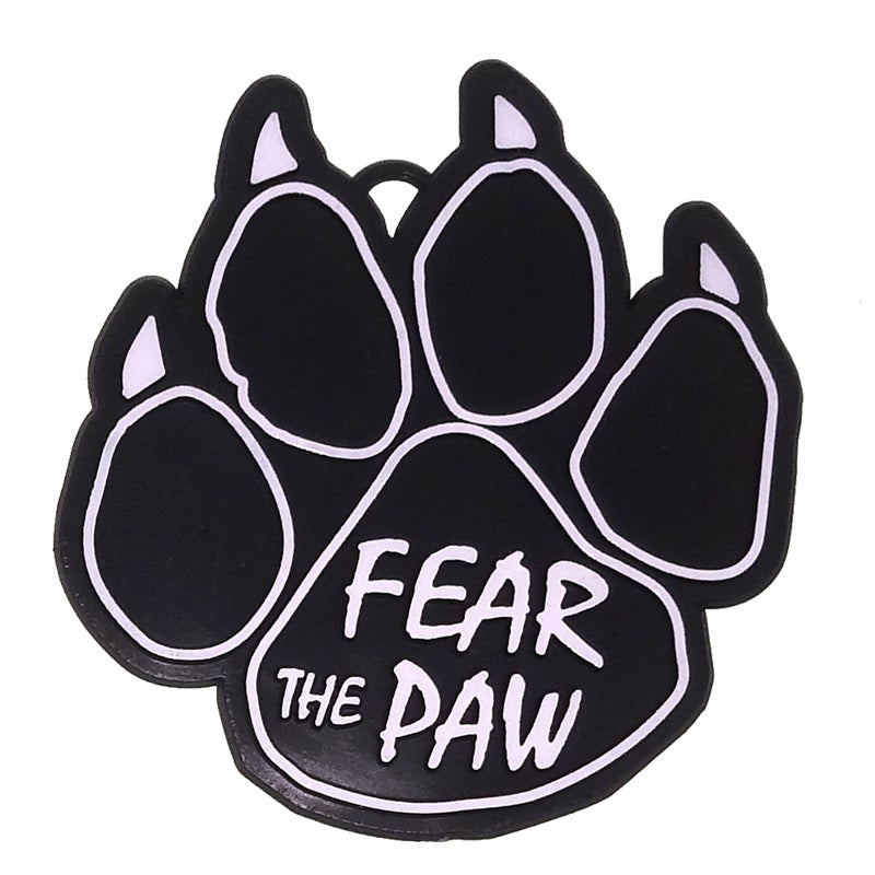 3" x 3.25" Fear The Paw