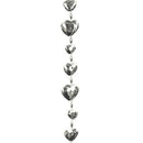 9' Double Heart Garland