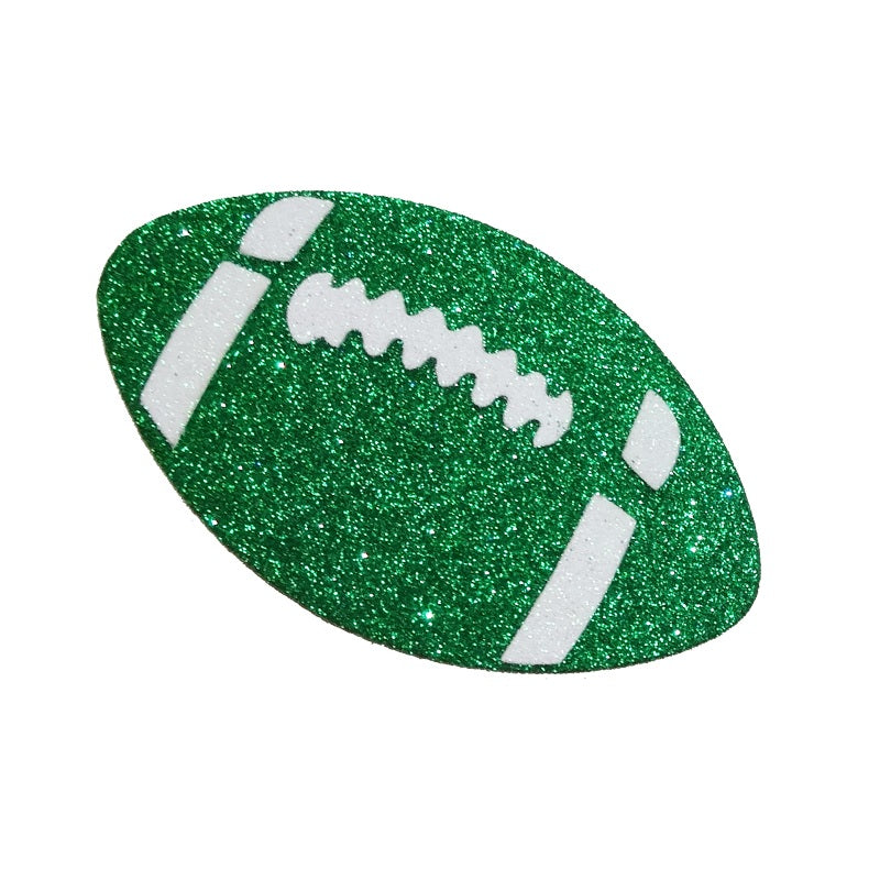 3.5″ x 5″ Glitter Foam Football