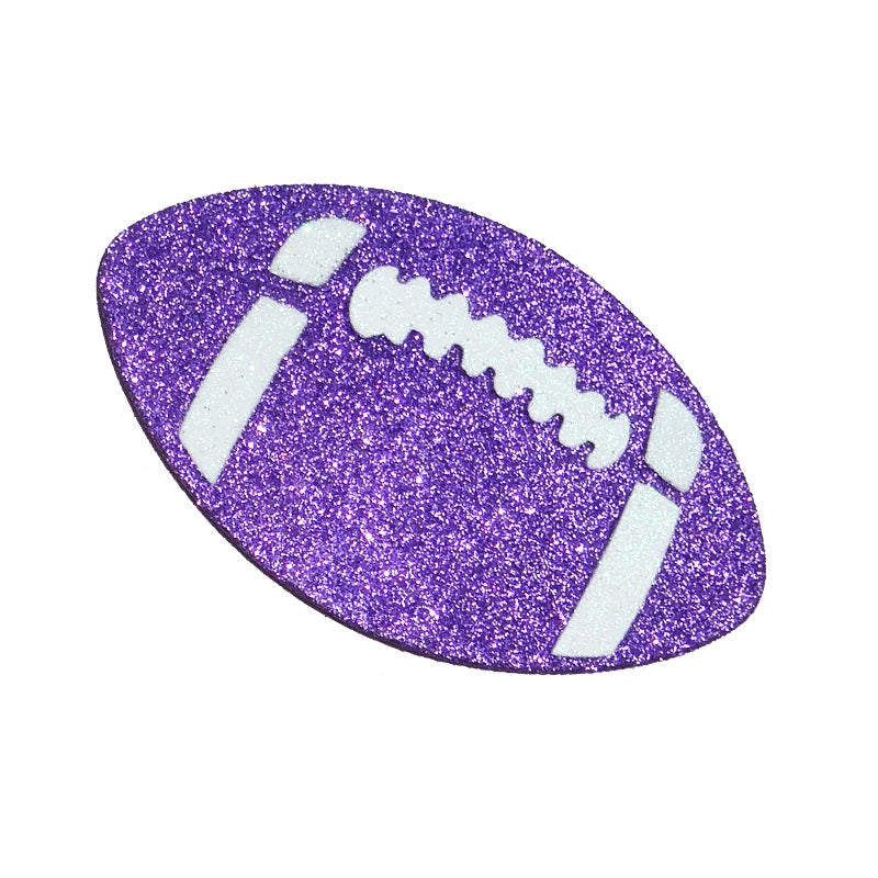 3.5″ x 5″ Glitter Foam Football