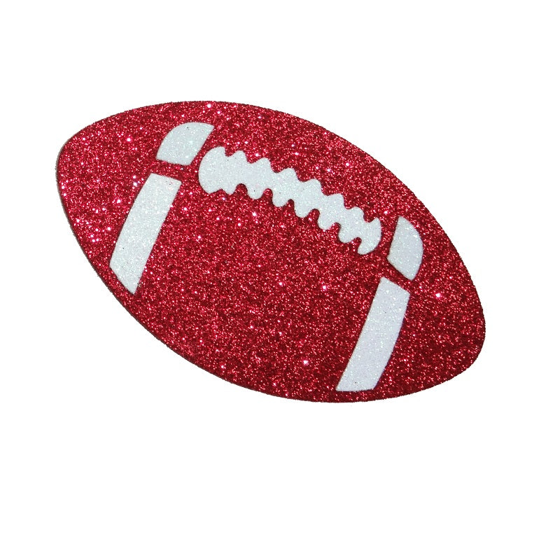 3.5″ x 5″ Glitter Foam Football