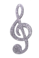 4" Glitter Music Notes | 1 Piece