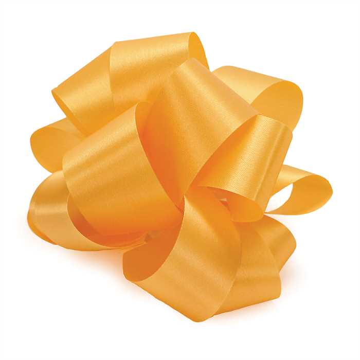 #40 Offray Gold Satin Acetate Ribbon - 2 1/2 Inches Wide, 50 Yards Long | 1 Spool