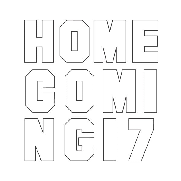 1.5" Homecoming Stickers