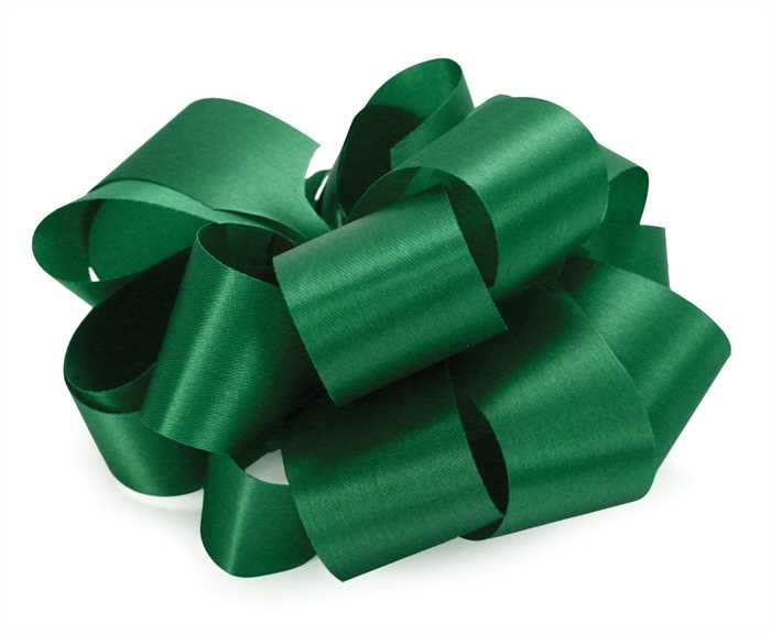 #3 Offray Holiday Green Satin Acetate Ribbon - 9/16" Wide, 100 Yards Long | 1 Spool