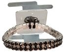Brazalete de mujer sofisticado - Brazalete de ramillete de diamantes de imitación | 1 unidad: ¡simplemente agregue flores!