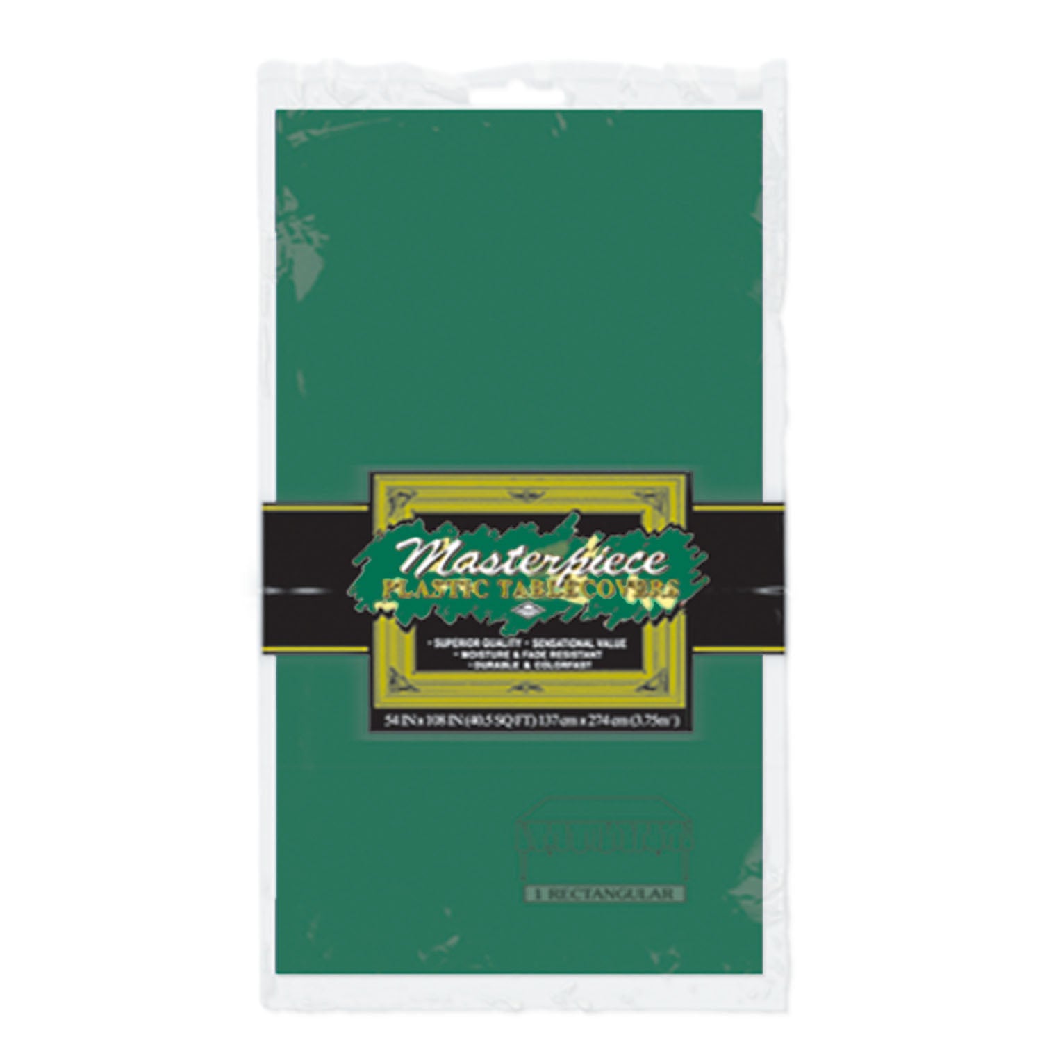 Manteles rectangulares de plástico sólido