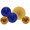 Abanicos decorativos surtidos de papel y aluminio | 25% DE DESCUENTO-COMPRAR AHORA