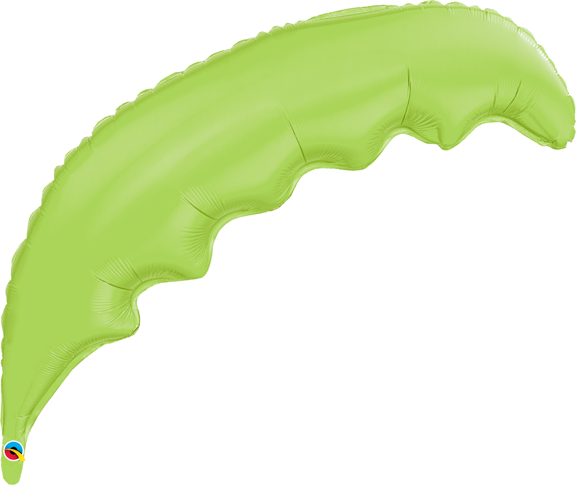 qualatex lime green palm frond foil balloon