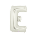 7" | 14"| 34"| 40" Silver Letter Balloons- Megaloons Letters A-Z | 3 Sizes Available
