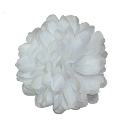 3" ACI White Artificial Silk Mum - 9 Layers | 1 Count