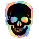 27" Opal Skull Foil Balloon (WSL) | Clearance - Final Sale!