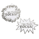 2.75" Our Team Rocks 2 ct