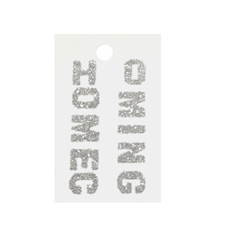 0.5" ACI Mini Silver Glitter Homecoming Sticker Set