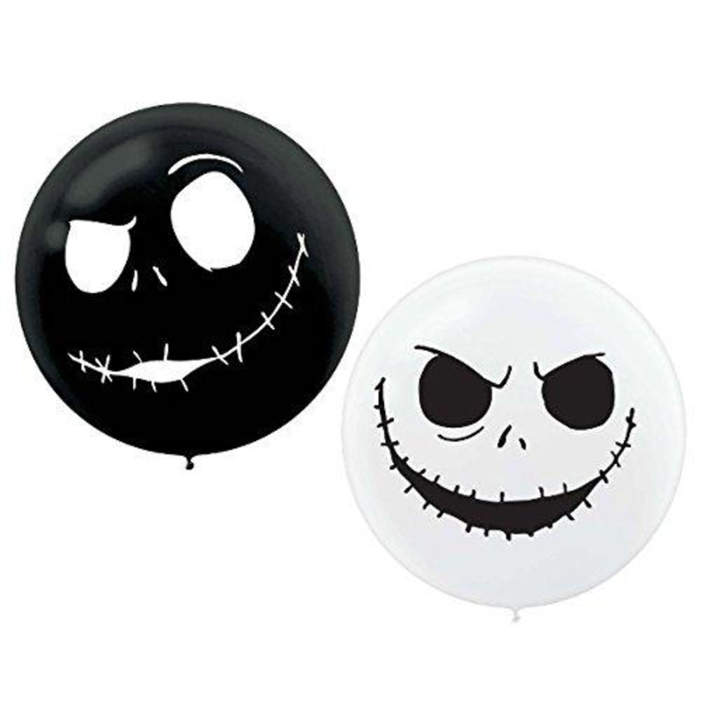 24 24-the-nightmare-before-christmas-round-halloween-latex-balloons-2-count