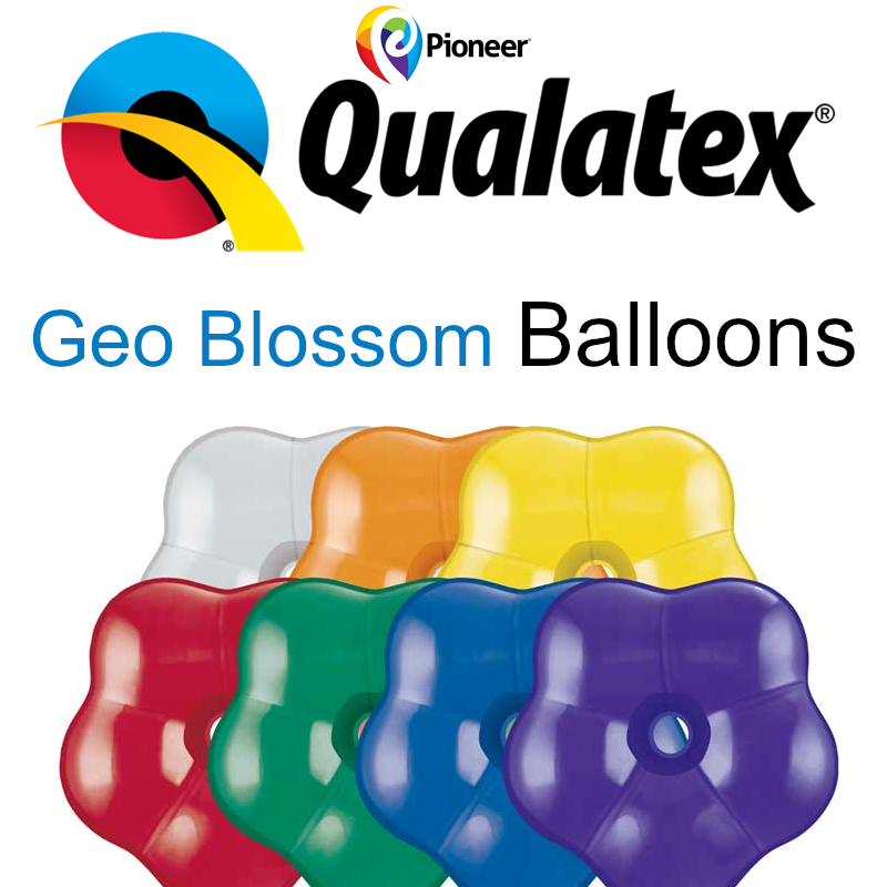 Qualatex GEO Blossoms Latex Balloons