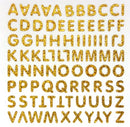 1/2" Alphabet Glitter Stickers
