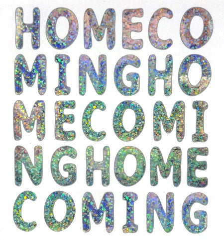 1" Holographic Homecoming Stickers