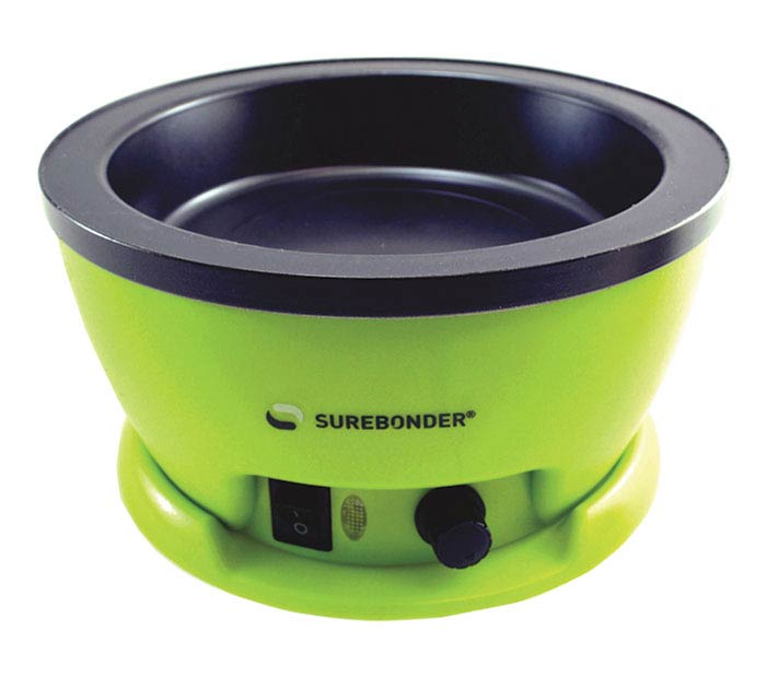 Surebonder, Cordless High Temperature Glue Gun, Black & Green
