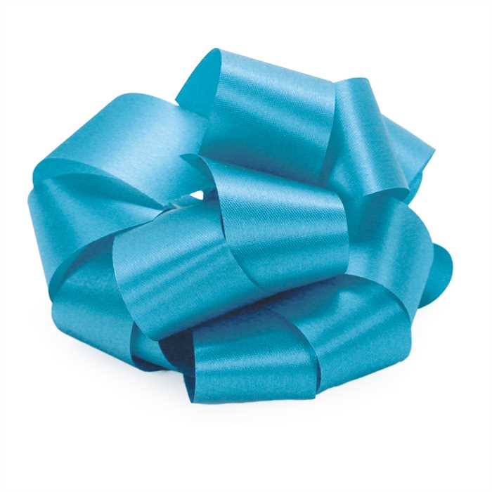 #9 Offray Turquoise Satin Acetate Ribbon - 1 5/16" Wide, 100 Yards Long | 1 Spool