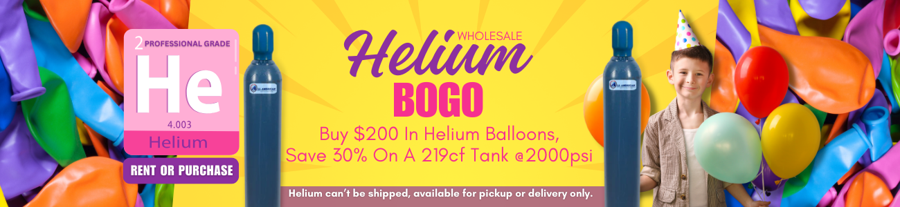 Helium Tanks & Accessories (Helium Tanks Can Not Be Shipped)