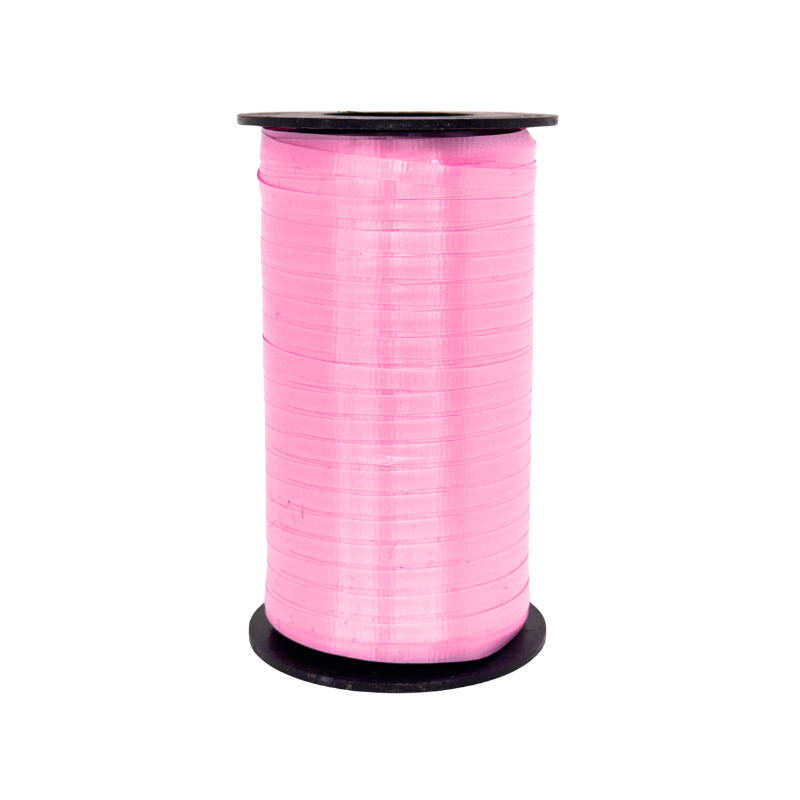 McGinley 3/16" Pink Crimped Curling Ribbon - 3/16" x 500 Yards | 1 Spool