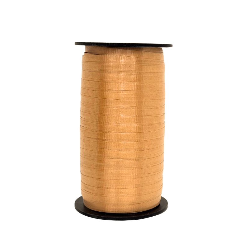 McGinley 3/16" Gold Crimped Curling Ribbon - 3/16" x 500 Yards | 1 Spool