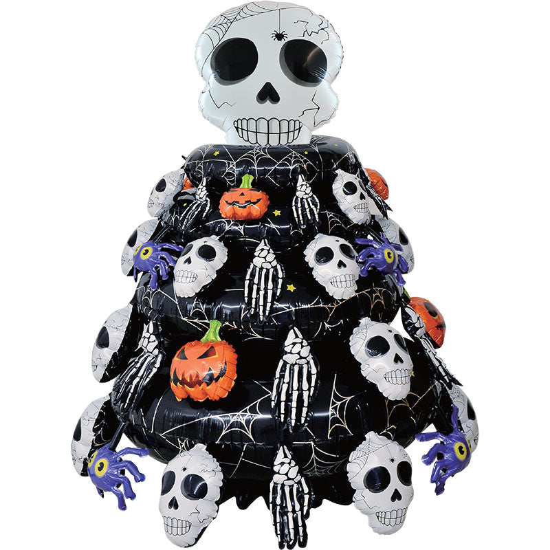 40.55" Halloween Skull Stacker Foil Balloon | 1 ea