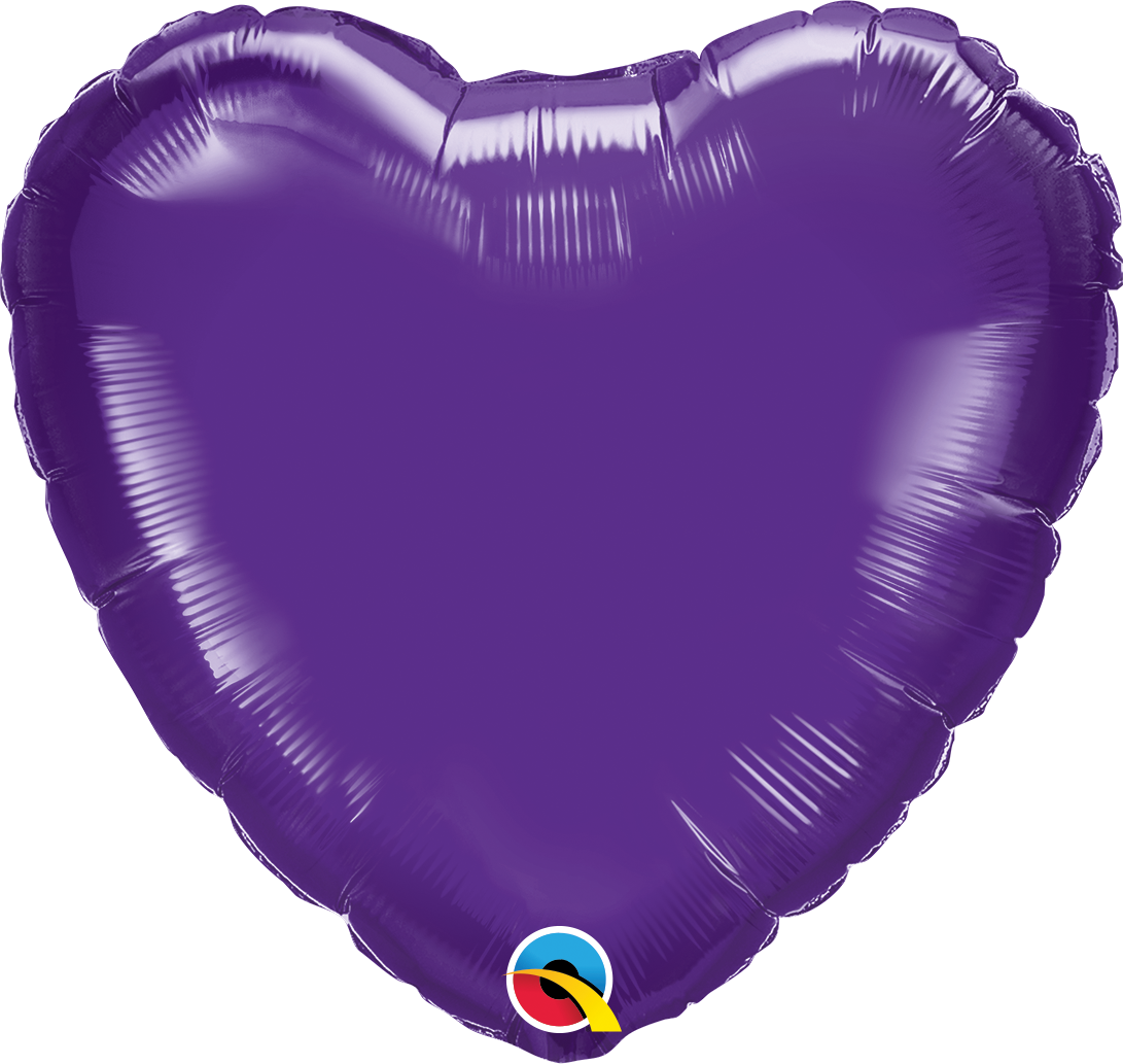 4" Qualatex Heart Foil Airfill Balloon | Buy 5 Or More Save 20%