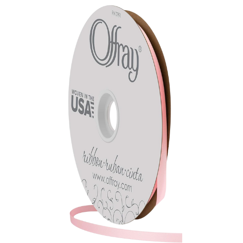 #1 Offray Double Face Satin Ribbon - 1/4" x 20 yards | 1 Spool