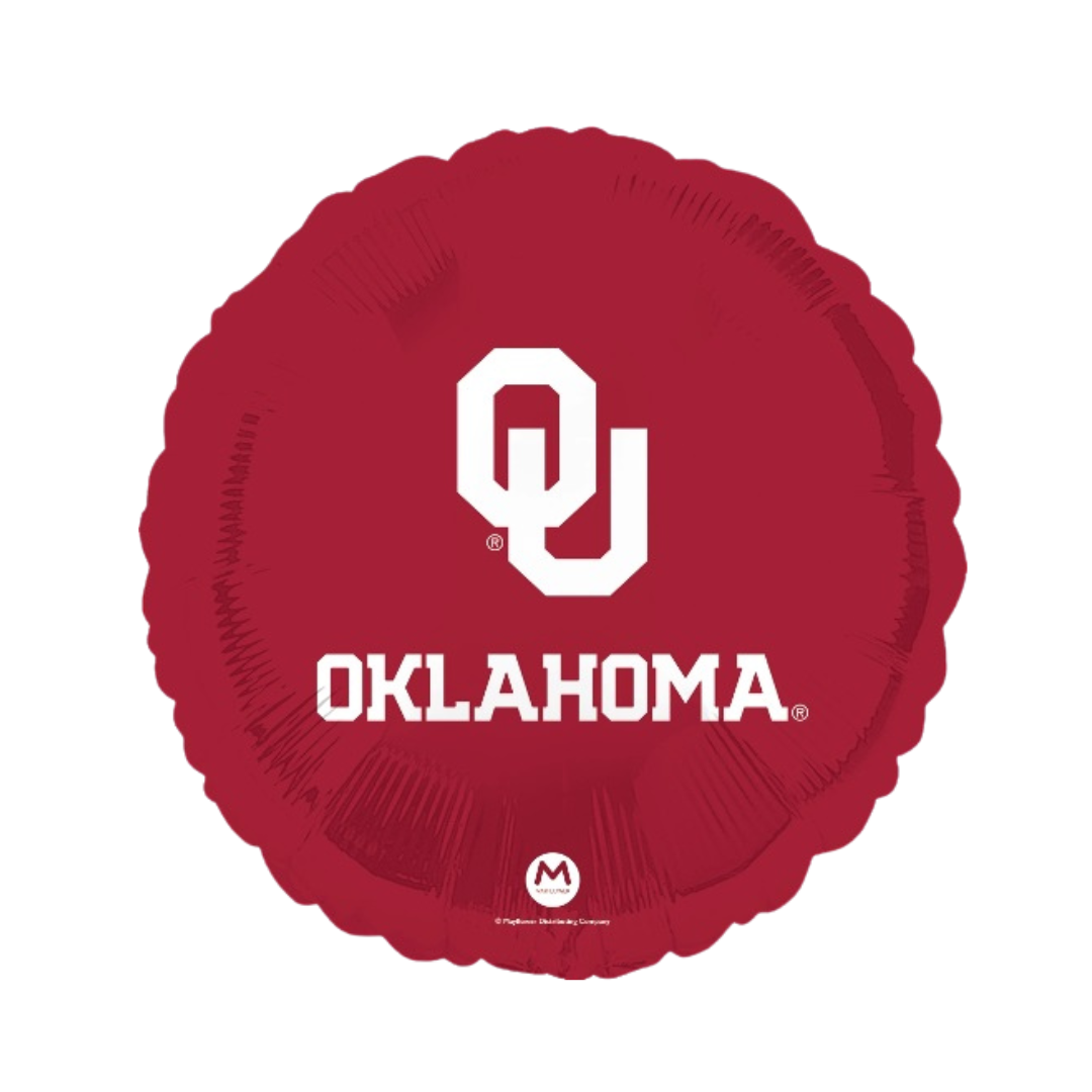 Globo de aluminio de fútbol americano de la Universidad Estatal de Oklahoma de 17" (D) | Compre 5 o más y ahorre un 20 %