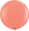 36" Qualatex Fashion Coral Latex Balloons - 3 Foot Giant | 2 Count