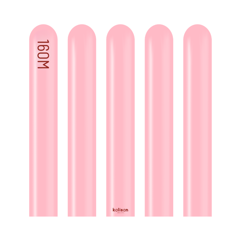 160M Kalisan Standard Flamingo Pink Nozzle Up Modeling Latex Balloons | 50 Count