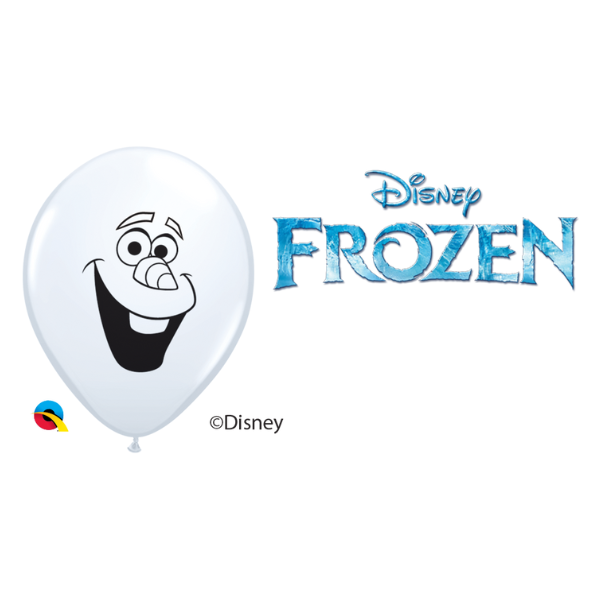 5" Qualatex Disney Olaf Face Latex Balloons | 100 Count