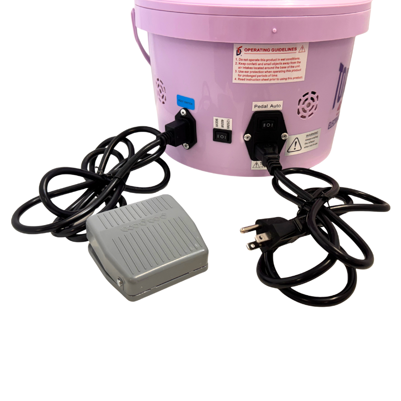 Element Series - Lilac Tornado 4 Nozzle 3 Speed 2 Pedal Bucket Inflator
