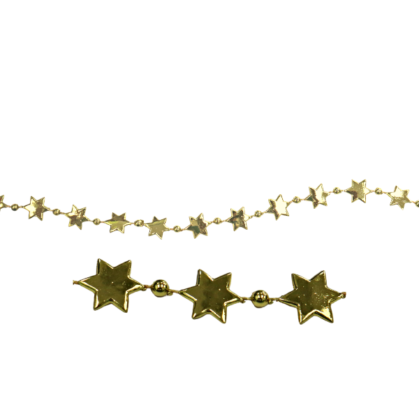 9' Mini Star Beaded Garland Beads