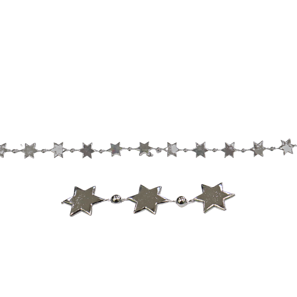 9' Mini Star Beaded Garland Beads