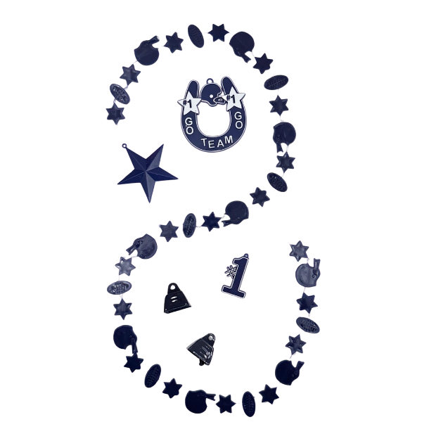 ACI Navy Blue Mum Trinket Assortment #3 | 1 Count