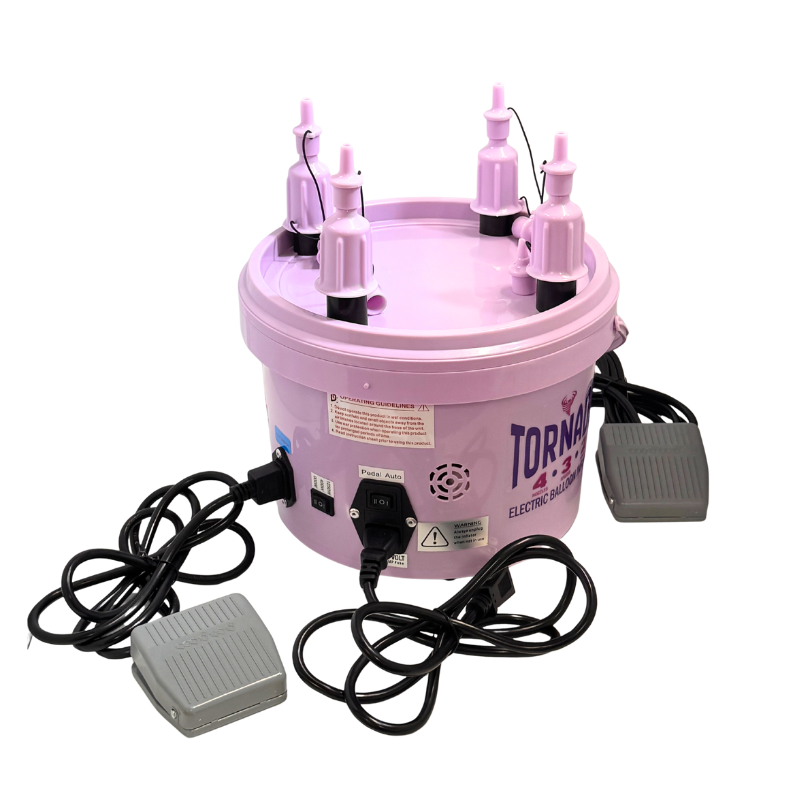 Element Series - Lilac Tornado 4 Nozzle 3 Speed 2 Pedal Bucket Inflator