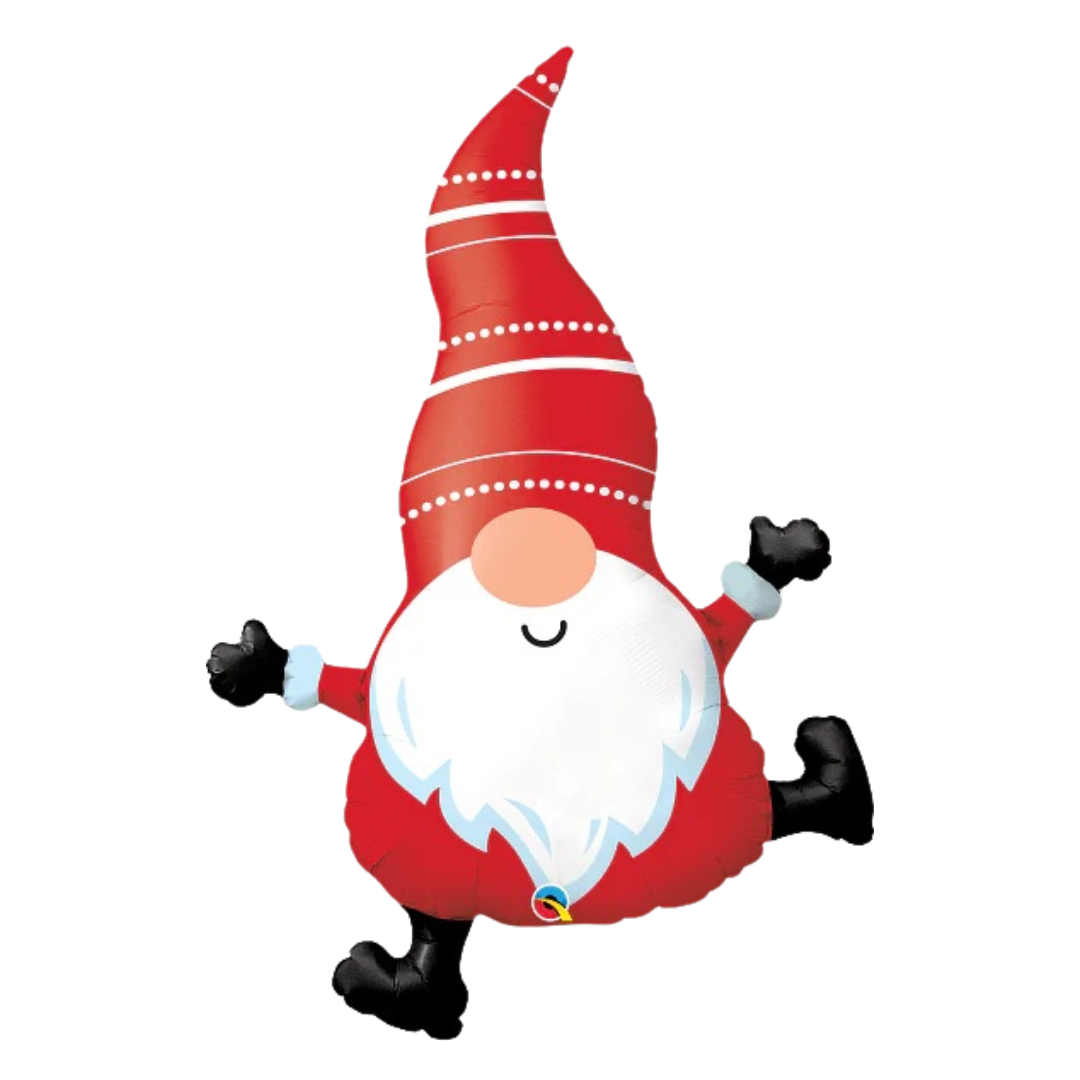 42" Qualatex Santa Gnome - Christmas Foil Balloon (D) | Clearance - Final Sale!