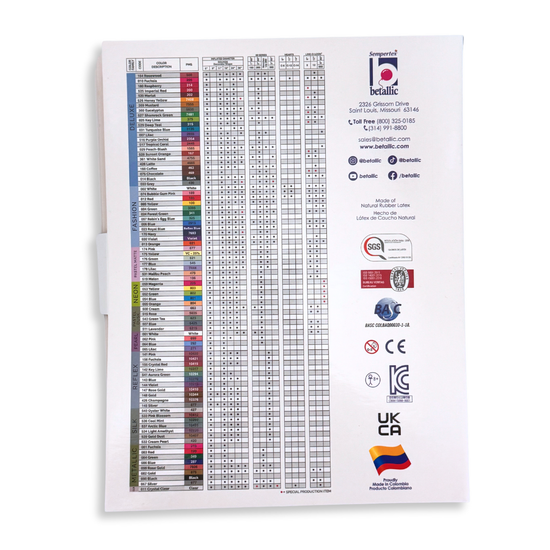 2025 Sempertex Latex Color Portfolio | 1 Count