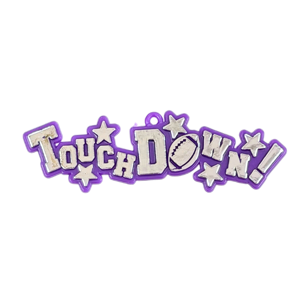 4" ACI Purple Touchdown Plastic Trinket | 1 Count