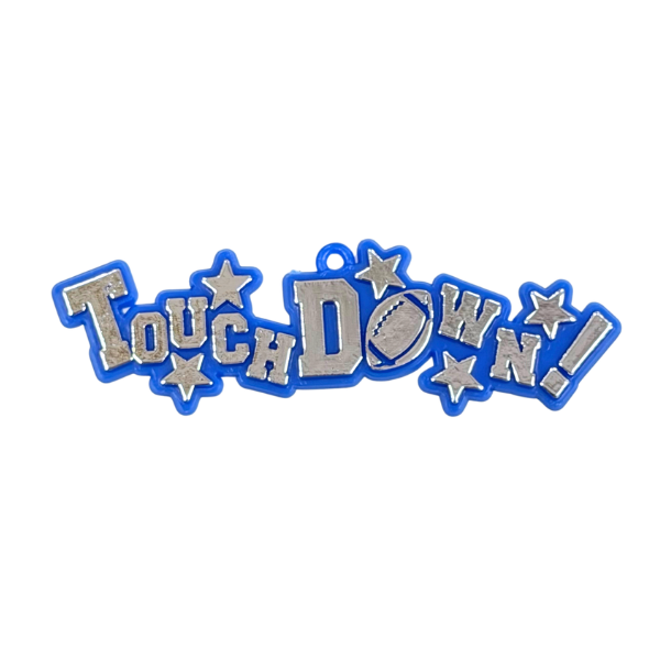 4" ACI Royal Blue Touchdown Plastic Trinket | 1 Count