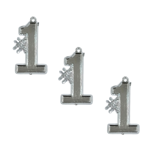Breloque 1,5 po n°1, 3 mcx