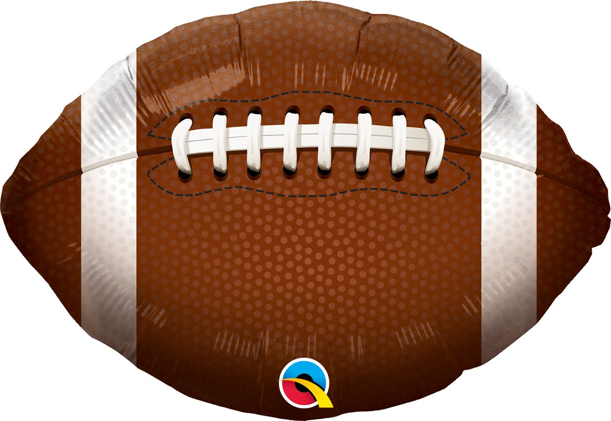 18" Football Foil Balloon | Buy 5 Or More Save 20%