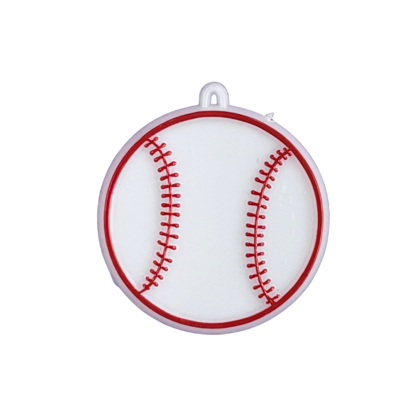 1.5" ACI Baseball Flat Plastic Charm | 2 Count