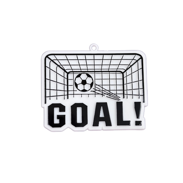 Abalorio de gol de fútbol, ​​2 uds.
