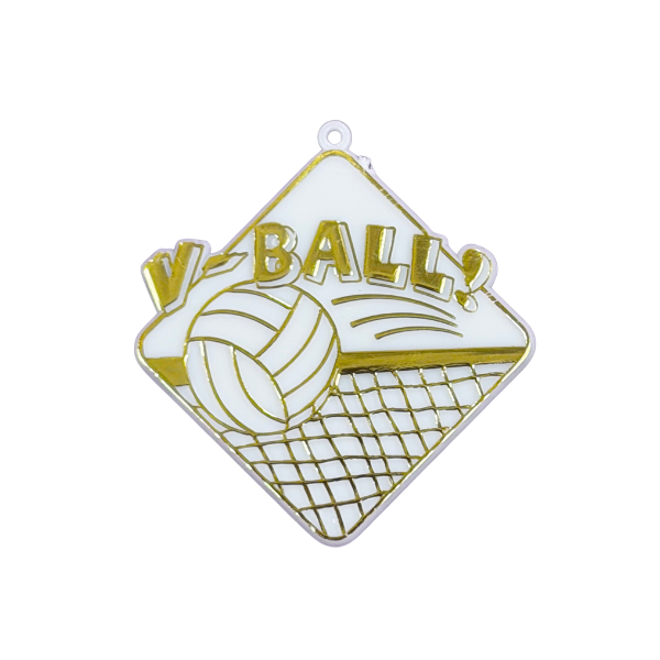 Dije de voleibol de 3" 2 piezas
