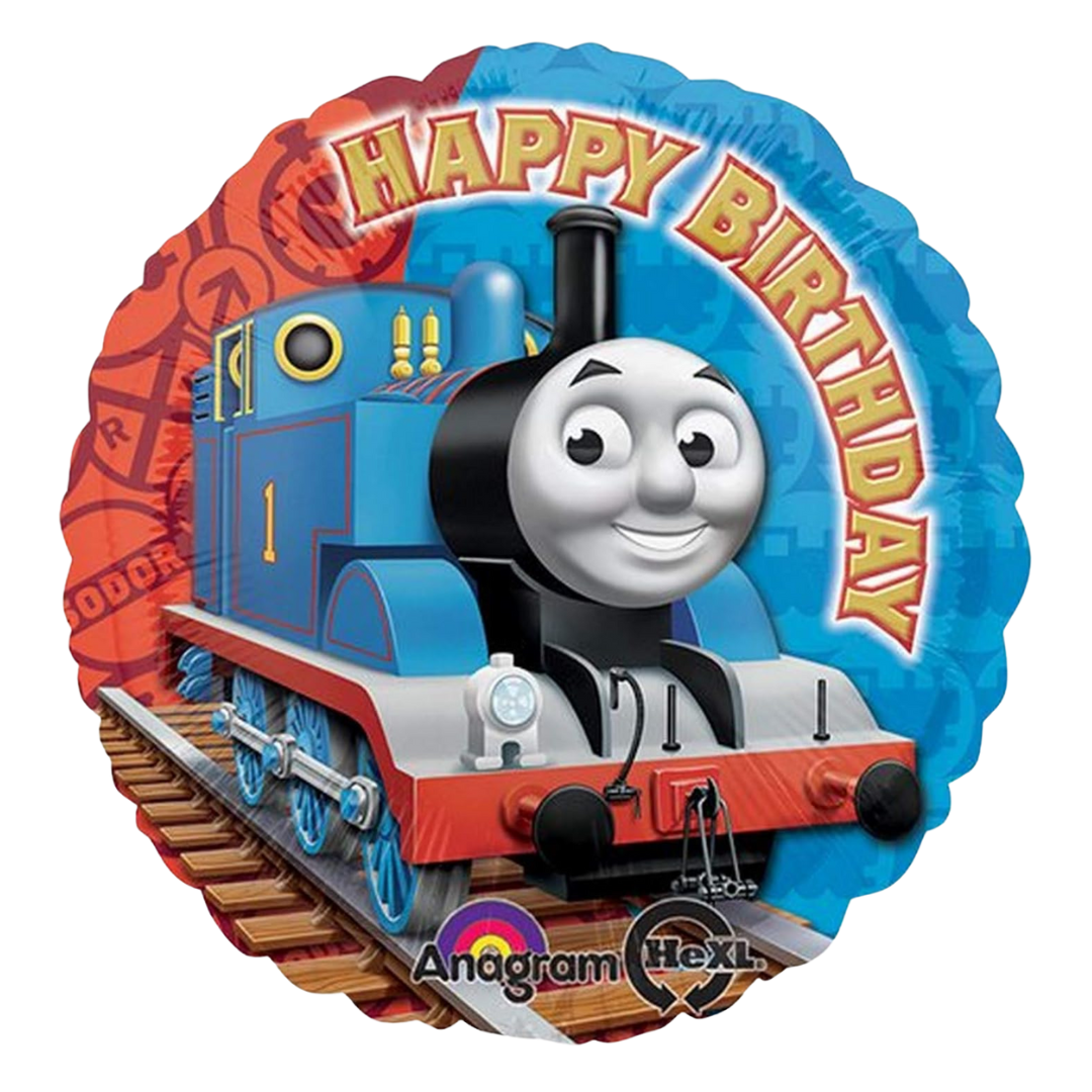 18" Anagram Thomas The Train Birthday Foil Balloon | Clearance - Final Sale!