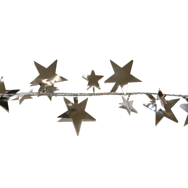 9' Wired Star Foil Garland | 1 Count